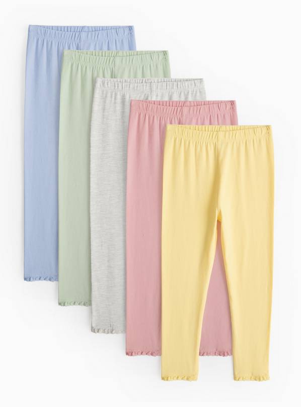 Pastel Leggings 5 Pack 1-2 years